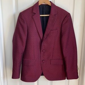 Club Monaco Blazer - Men’s 36 - Red & Black